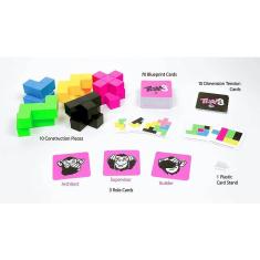 Jogo de tabuleiro TEAM3 (Pink) Cooperative Party Game