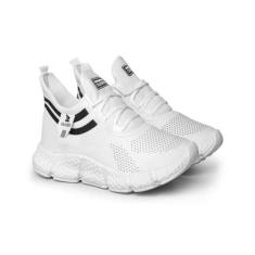 Tênis Masculino B-Max Esportivo Leve e Macio - Oldsen, Branco, 43