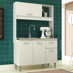 Cozinha Compacta Katy 04 Portas 01 Gaveta Branco - IRM