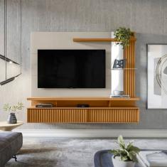 Painel Home P/ Tv Até 60 Polegadas Maragogi Nature/off White