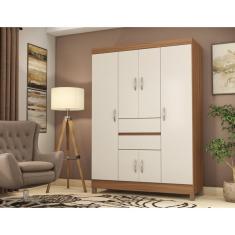 Guarda Roupa Casal 6 Portas 2 Gavetas Ecom Ii  Amendola Touch