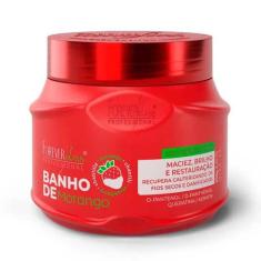 Mascara Banho de Verniz Morango Forever Liss 250g - Forever Liss Profi