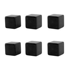 ZAWELIYO 6PCS Cubos de Dados Em Branco, Blocos de Dados Inacabados DIY, Cubos de Plástico para Ensinar Quebra-cabeças de Festa, Explorar Novos Jogos Junto Com Cubos de Plástico