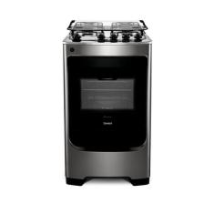 Fogão Consul 4 bocas cor Inox com acendimento automático - CFO4NAR, Pr