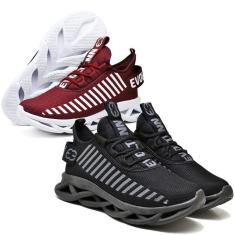 Tênis Feminino Masculino Running Academia Treino Kit 2 Peças-Masculino