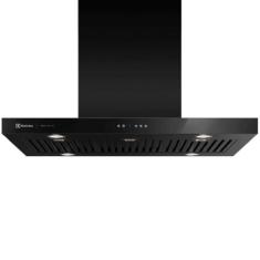 Electrolux Pro Series Coifa de Ilha 90CM Preta com Painel Touch LED, Filtro Baffle, 3 Velocidades e Vazão 650 m³/h