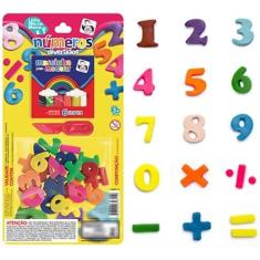 Massinha Massa de Modelar Infantil Molde Números Divertidos
