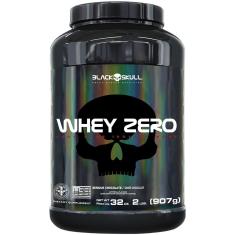 Whey Zero (Whey Protein Isolado) 2 Lbs/907G - Black Skull-Unissex