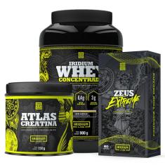 Kit Whey Concentrado + Creatina 150g + Zeus Extreme-Unissex