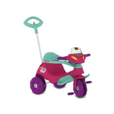 Triciclo Infantil com Pedal G2 357 Rosa Bandeirantes