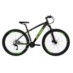 Bicicleta Aro 29 Ksw 24 Velocidades Freios a Disco com Suspensão, Pret