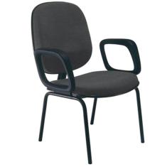 Cadeira com Braços Diretor para Escritório Linha Uno Marrom