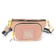 Bolsa Crossbody Pochete Up4You Média em Nylon Casual BU78721-Feminino