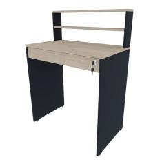 Escrivaninha KitCubos 1 GV Preta e Carvalho Mel