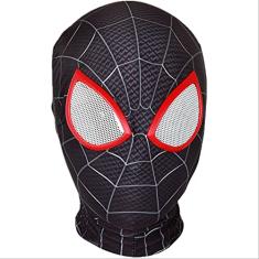 KiKiYe Peter Parker Miles Morales Raimi Fantasia cosplay de super-herói, máscara do Homem-Aranha, acessório para lentes