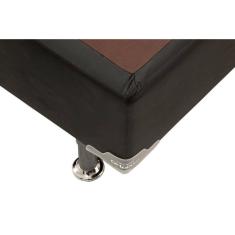 Cama Box Base King Universal Courano Nero Black (186x198x20) - Ortobom