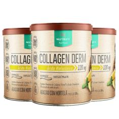 kit Collagen Derm (330g) Nutrify Abacaxi c/ Hortela 3 unidades