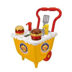 Carrinho De Hambúrguer 472 - Tilin Brinquedos, Amarelo