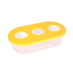 Comedouro Grande 3 Furos InjetFour - Diversas cores - Branco