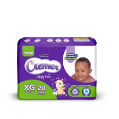Fralda Cremer Magic Care Tamanho XG Pacote Prática com 20 Fraldas Descartáveis