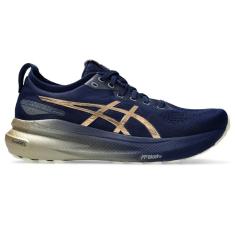 Tênis ASICS GEL-Kayano 31 Platinum - Masculino - Marinho-Dourado