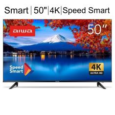 Smart TV 50" Aiwa 4k, Borda Ultrafina, Hdr10, Dolby Audio - aws-50-bl-01