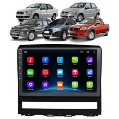 Kit Multimidia 9" Palio Weekend Strada Idea Siena 2004 a 2014 Waze - E