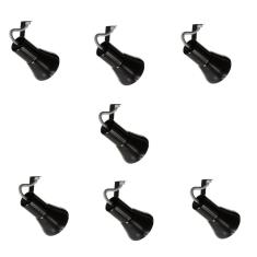 Kit 7 Spot Trilho Perfilado Eletro calha Par20 Bulbo OL3