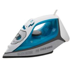 BLACK+DECKER Ferro de Passar a Vapor FX3060 com Base Cerâmica Gliss Azul