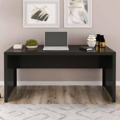 Mesa para Escritório Preto Me4109 - Tecno Mobili