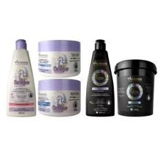 Kit Arvensis Cachinhos Ondulado 3 Itens + Ativ E Masc Cachos