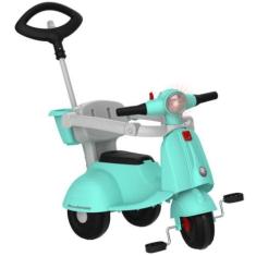 Triciclo Bandeirante Scooter Banderetta Passeio e Pedal com Haste Remo