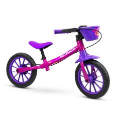 Bicicleta Infantil Aro 12 Sem Pedal Balance Bike Feminina - Nathor, Ro