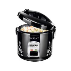 Panela Elétrica Mondial NPE-08-5X Arrozeira Fast Rice5 220V, Preto, 22