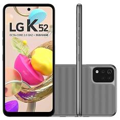 Smartphone LG K52 64GB Cinza 4G Octa-Core - 3GB RAM Tela 6,59” Câm. Quádrupla + Selfie 8MP Desbloqueado TIM