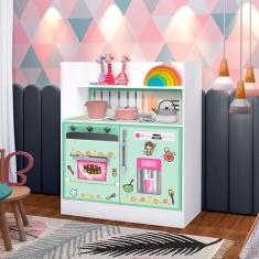 Armario Estilo Cozinha Infantil Magia 2 Portas 1 Gaveta - Gabrielli Mó