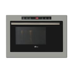Forno Micro-ondas De Embutir 25L Com Dourador Inox Fischer 220V