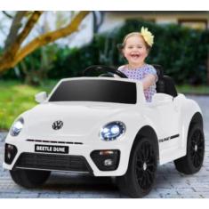 Mini Carro Elétrico Infantil Beetle Dune BRANCO BW274BR IMPORTWAY