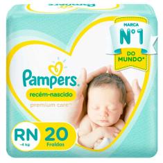 Fralda Pampers Premium Care Rn 20 Unidades