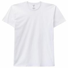 Camiseta Básica Masculina Malwee Ref. 04423, Branco, M