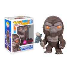 Funko Pop! Godzilla vs Kong - Kong Pelúcia com Machado de Batalha (Exc