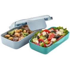 Marmiteira Lunch Box Electrolux Verde Resistente a Temperatura, Cinza 