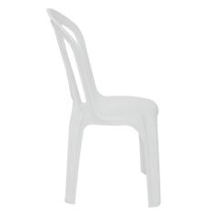 Cadeira Bistrô Tramontina Torres Em Polipropileno Branco