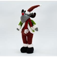 Boneco Enfeite Decorativo De Natal Rena Alce Natalino 53 Cm
