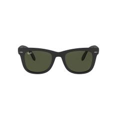 Óculos de Sol Ray-Ban Folding Wayfarer 0RB4105 601S Tam 54 / Preto Fosco - Lentes Verde