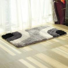 Fanjow Tapete antiderrapante para sala de estar, quarto, banheiro (5080 cm, cinza)