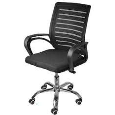 Cadeira de Escritório Giratória OR Design Diretor Blend com Regulagem de Altura, Apoio para os Braços e Sistema Relax