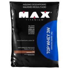 Top Whey 3W 1,8 kg Refil - Max Titanium-Unissex
