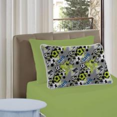 Jogo De Lençol Solteiro Infantil Kids Malha 100% Algodão Anti Alérgico