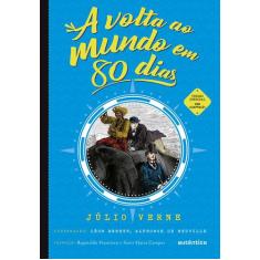 Livro - A volta ao mundo em 80 dias - (Texto integral - Clássicos Autê